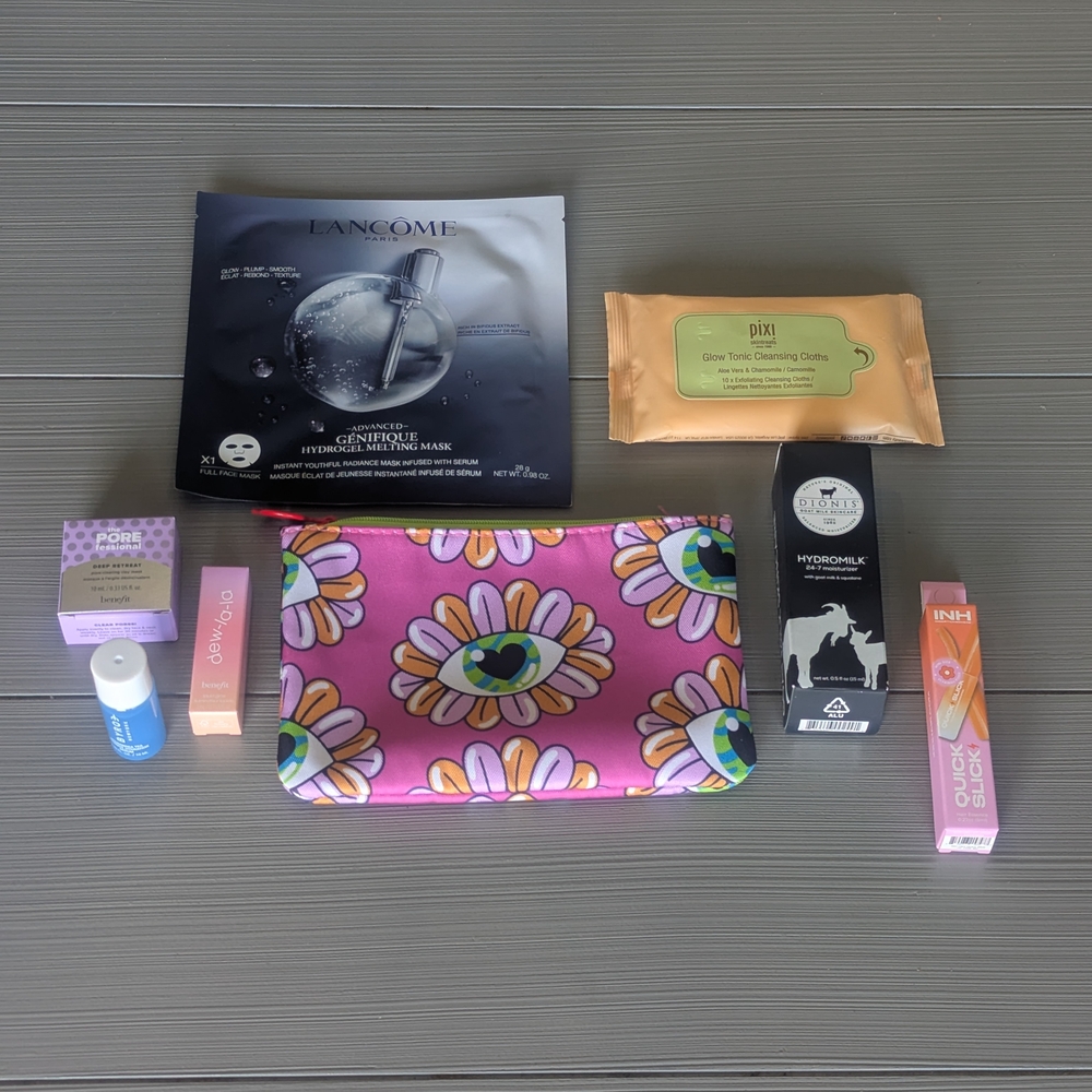 Deluxe Skincare Set: Benefit/Dionis/Lancome/Pixi/Insert Name Here/Byroe